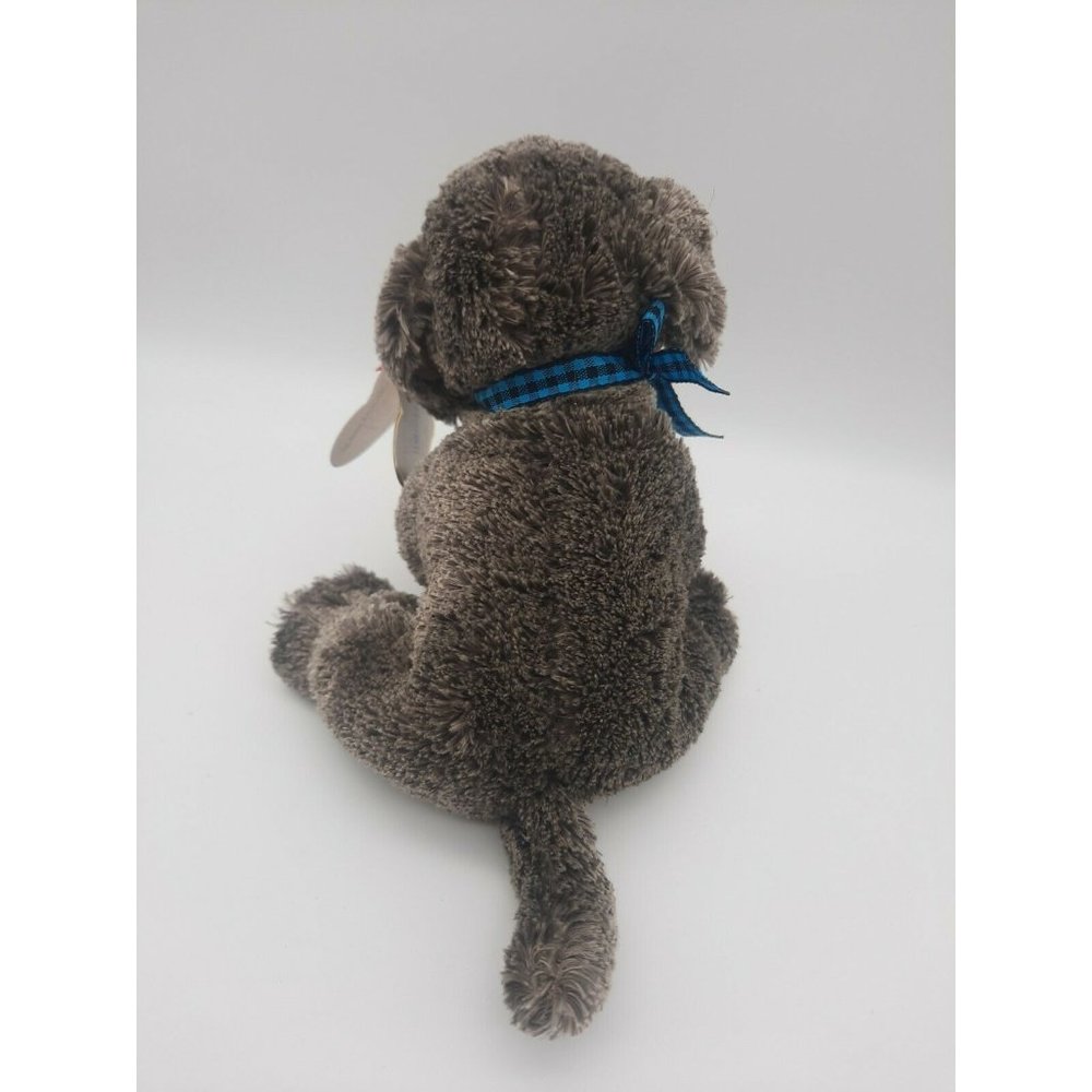 TY Beanie Babies FRISBEE 2001 Weimaraner Puppy Grey Dog 6" Blue Eyes - Picture 3 of 7